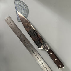 Faca Chef 8" Majestic Acabamento Aço-Damasco